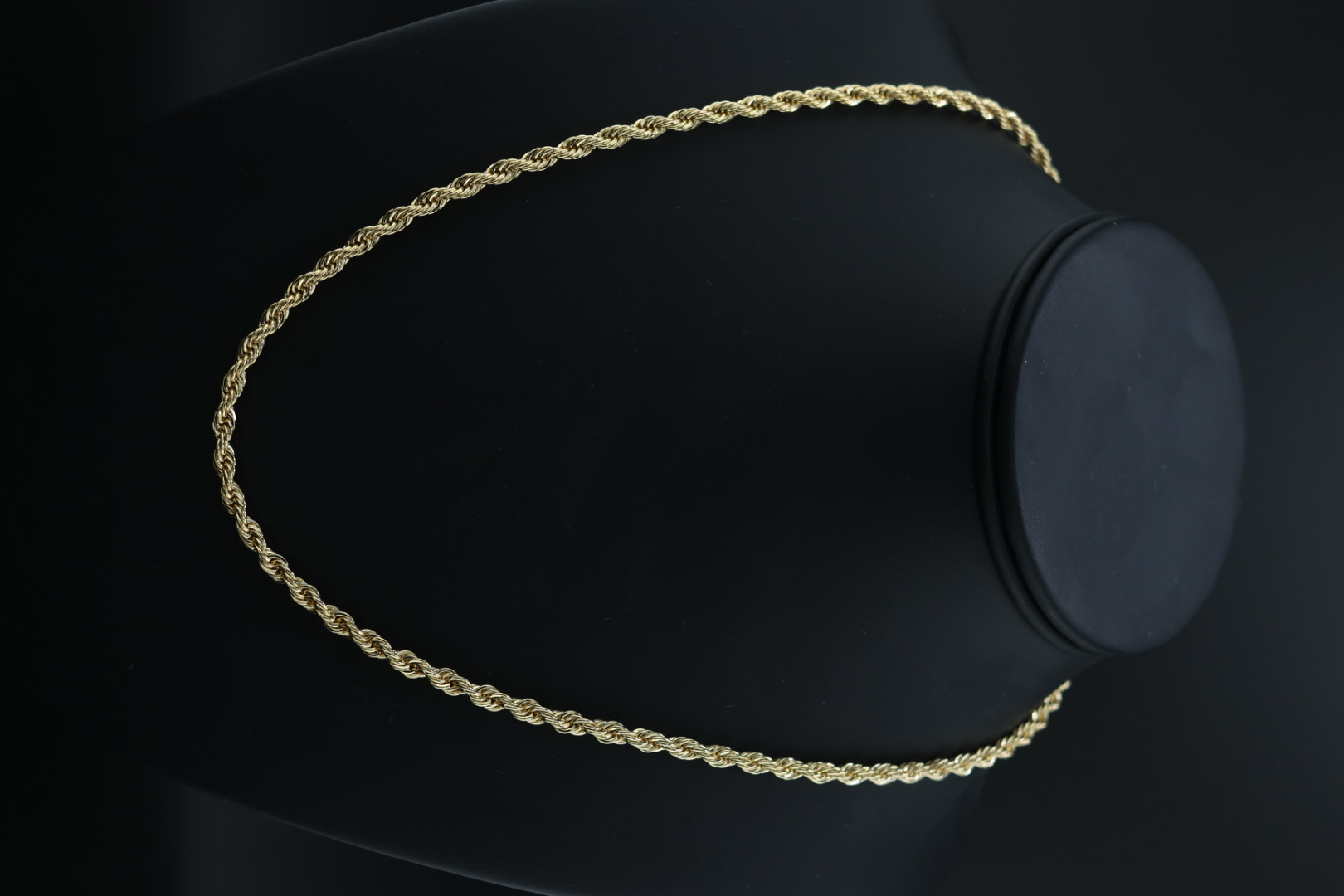 Diamond rope necklace